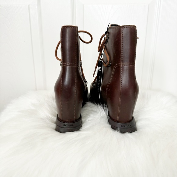 NEW SOREL JOAN OF ARCTIC WEDGE III LACE BOOT SIZE 6.5 - Picture 5 of 16